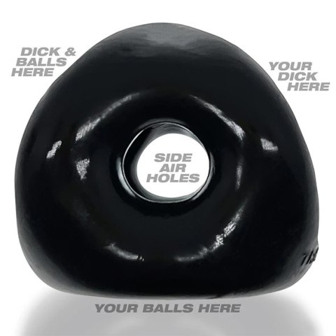 Oxballs - Tri-Sport XL Pierścień Na Penisa Z 3 Otworami Czarny Oxballs - Tri-Sport XL Pierścień Na Penisa Z 3 Otworami Czarny