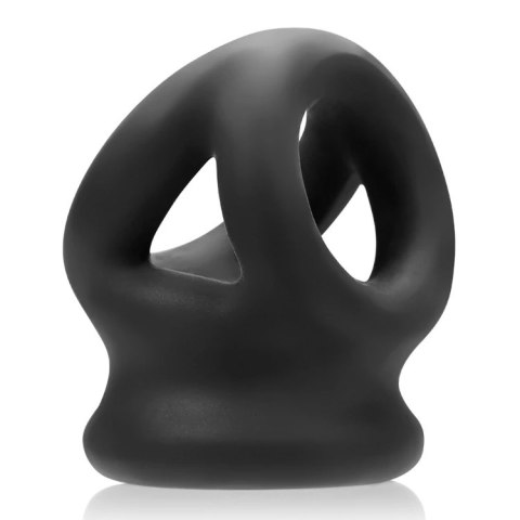 Oxballs - Tri-Squeeze Silikonowy Pierścień Erekcyjny Na Penisa 3w1 Czarny Oxballs - Tri-Squeeze Silikonowy Pierścień Erekcyjny Na Penisa 3w1 Czarny