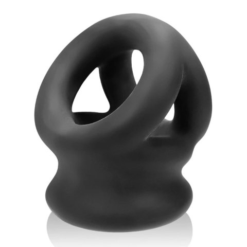 Oxballs - Tri-Squeeze Silikonowy Pierścień Erekcyjny Na Penisa 3w1 Czarny Oxballs - Tri-Squeeze Silikonowy Pierścień Erekcyjny Na Penisa 3w1 Czarny