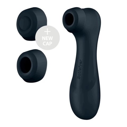 Satisfyer - Pro 2 Stymulator Z Aplikacją I Wymiennymi Końcówkami Czarny Satisfyer - Pro 2 Stymulator Z Aplikacją I Wymiennymi Końcówkami Czarny