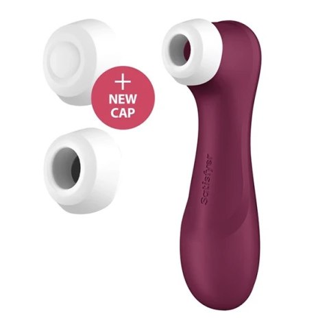 Satisfyer - Pro 2 Stymulator Z Aplikacją I Wymiennymi Końcówkami Czerwony Satisfyer - Pro 2 Stymulator Z Aplikacją I Wymiennymi Końcówkami Czerwony