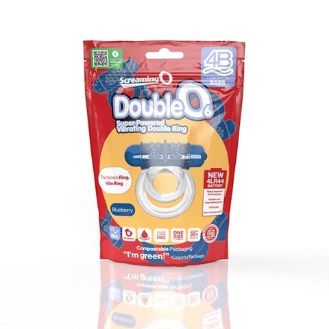 The Screaming O - 4B DoubleO 6 Podwójny Pierścień Na Penisa Wibrujący Niebieski The Screaming O - 4B DoubleO 6 Podwójny Pierścień Na Penisa Wibrujący Niebieski