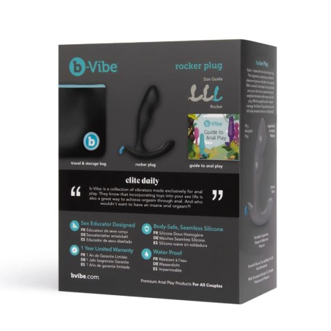 B-Vibe - Wtyczka Masażer Prostaty Czarny B-Vibe - Wtyczka Masażer Prostaty Czarny