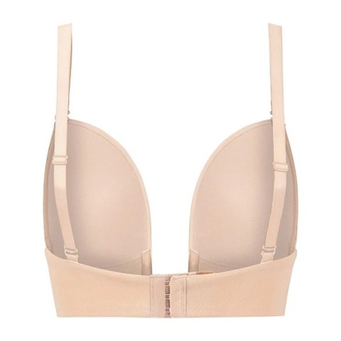 Bye Bra - Biustonosz Ultra Plunge Beżowy S Bye Bra - Biustonosz Ultra Plunge Beżowy S