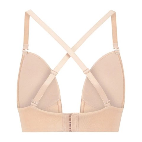Bye Bra - Biustonosz Ultra Plunge Beżowy S Bye Bra - Biustonosz Ultra Plunge Beżowy S