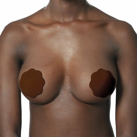 Bye Bra - Materiałowe Osłonki Na Sutki Brązowe One Size Bye Bra - Materiałowe Osłonki Na Sutki Brązowe One Size
