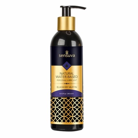 Lubrykant - Sensuva Natural Water-Based Blueberry Muffin 240 ml Lubrykant - Sensuva Natural Water-Based Blueberry Muffin 240 ml