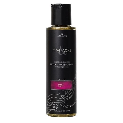 Olejek do masażu - Sensuva Me & You Berry Flirty Massage Oil 125 ml Olejek do masażu - Sensuva Me & You Berry Flirty Massage Oil 125 ml