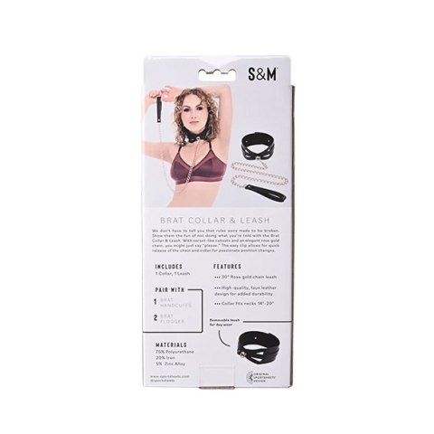 Sportsheets - Sex & Mischief Obroża i Smycz Sportsheets - Sex & Mischief Obroża i Smycz