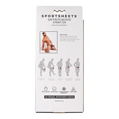Sportsheets - Uprząż Strap On Czerwona Sportsheets - Uprząż Strap On Czerwona