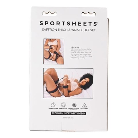 Sportsheets - Zestaw Mankietów Na Uda i Nadgarstki Sportsheets - Zestaw Mankietów Na Uda i Nadgarstki