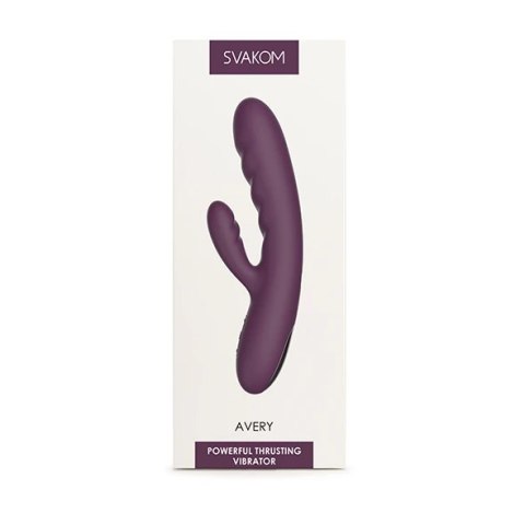Svakom - Avery Mocny Wibrator Z Dwoma Końcówkami Liliowy Svakom - Avery Mocny Wibrator Z Dwoma Końcówkami Liliowy