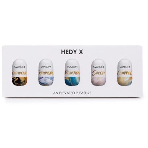 Svakom - Hedy X Masturbator 5-Pak Mieszanych Masturbatorów Svakom - Hedy X Masturbator 5-Pak Mieszanych Masturbatorów