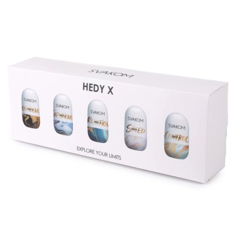 Svakom - Hedy X Masturbator 5-Pak Mieszanych Masturbatorów Svakom - Hedy X Masturbator 5-Pak Mieszanych Masturbatorów