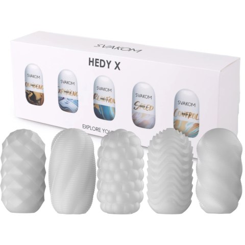 Svakom - Hedy X Masturbator 5-Pak Mieszanych Masturbatorów Svakom - Hedy X Masturbator 5-Pak Mieszanych Masturbatorów