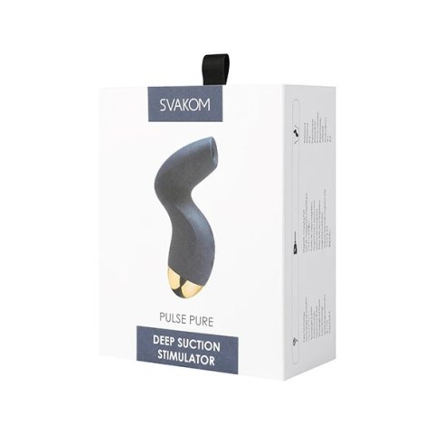 Svakom - Pulse Pure Stymulator Łechtaczki Ssący Ciemno-Niebieski Svakom - Pulse Pure Stymulator Łechtaczki Ssący Ciemno-Niebieski
