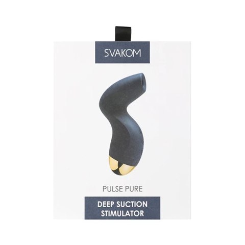 Svakom - Pulse Pure Stymulator Łechtaczki Ssący Ciemno-Niebieski Svakom - Pulse Pure Stymulator Łechtaczki Ssący Ciemno-Niebieski