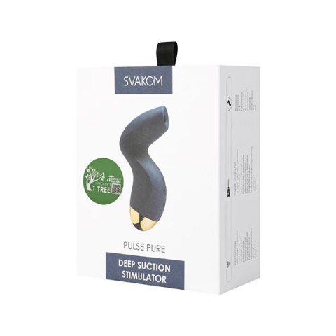 Svakom - Pulse Pure Stymulator Łechtaczki Ssący Ciemno-Niebieski Svakom - Pulse Pure Stymulator Łechtaczki Ssący Ciemno-Niebieski