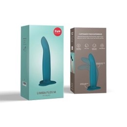 Fun Factory Limba Flex M Deep Sea Blue - elastyczny model z przyssawką
