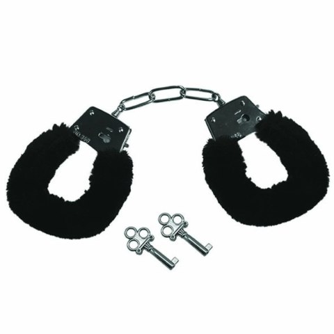 Kajdanki - Sportsheets Sex & Mischief Furry Handcuffs Black Kajdanki - Sportsheets Sex & Mischief Furry Handcuffs Black