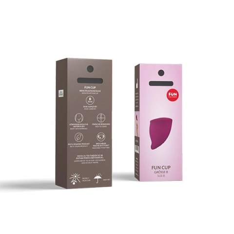 Fun Factory Fun Cup Size B Grape kubeczek menstruacyjny silikonowy 30ml Fun Factory Fun Cup Size B Grape kubeczek menstruacyjny silikonowy 30ml