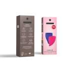 Fun Factory Fun Cup Kit Pink & Ultramarine - Zestaw kubeczkow menstruacyjnych 2 rozmiary