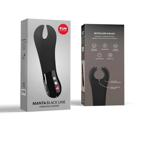 Masturbator - Fun Factory Manta Black Masturbator - Fun Factory Manta Black