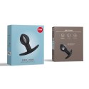 Fun Factory B Ball Uno Black - korek anatomiczny z ruchomą kulką, 7,3 cm