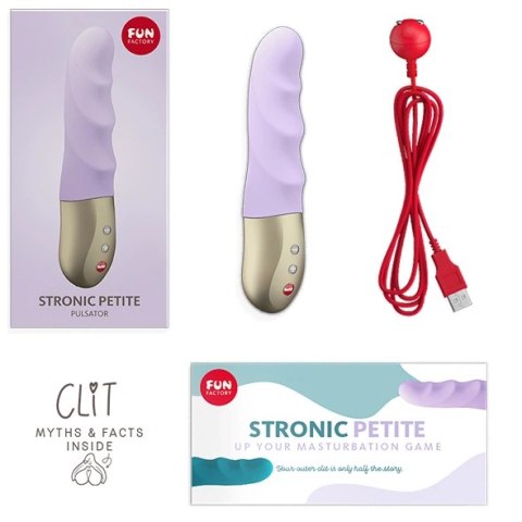 Fun Factory Stronic Petite Pastel Lilac pulsacyjny system intymny 17cm Fun Factory Stronic Petite Pastel Lilac pulsacyjny system intymny 17cm