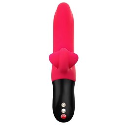 Fun Factory Bi Stronic Fusion India Red - zaawansowana maszyna intymna z podwojną technologią pulsacji