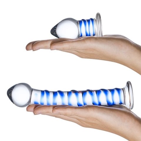 Szklane dildo i plug analny - Glas Double Penetration Set Szklane dildo i plug analny - Glas Double Penetration Set