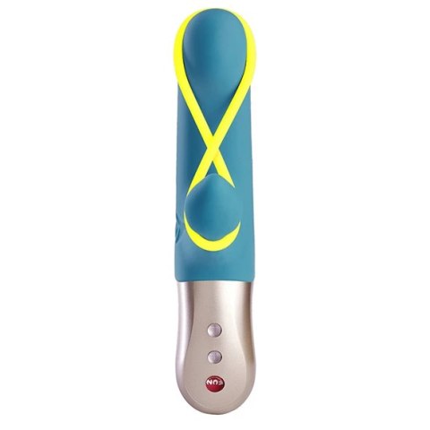 Wibrator - Fun Factory Amorino Petrol & Neon Yellow Wibrator - Fun Factory Amorino Petrol & Neon Yellow