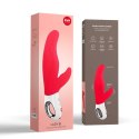 Fun Factory Lady Bi Red - Zaawansowany model podwojny z 2 silnikami, 22 cm