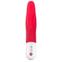 Fun Factory Lady Bi Red - Zaawansowany model podwojny z 2 silnikami, 22 cm