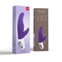 Fun Factory Lady Bi Violet - podwojny system wibracji, silikon, 22 cm