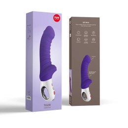 Fun Factory Tiger G5 Violet - wibrujący model z systemem FlexiFUN, 22 cm