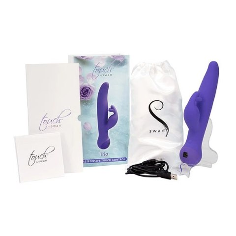 Wibrator - Swan Trio Rabbit Purple Wibrator - Swan Trio Rabbit Purple