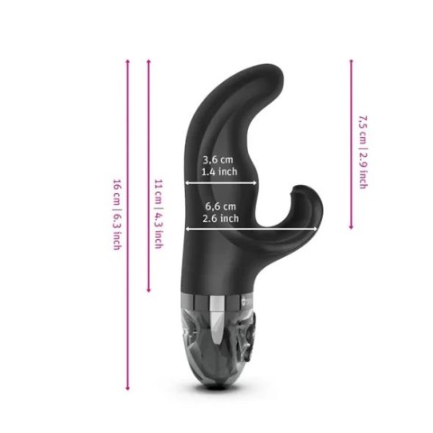Wibrator z elektrostymulacją - Mystim Hop Hop Bob eStim Black Wibrator z elektrostymulacją - Mystim Hop Hop Bob eStim Black
