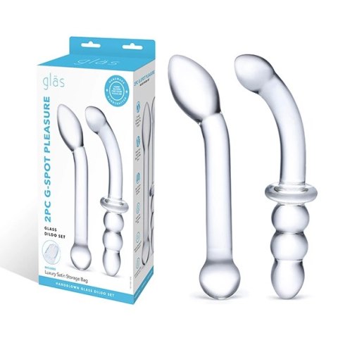 Zestaw szklanych dildo - Glas G-Spot Pleasure Set Zestaw szklanych dildo - Glas G-Spot Pleasure Set