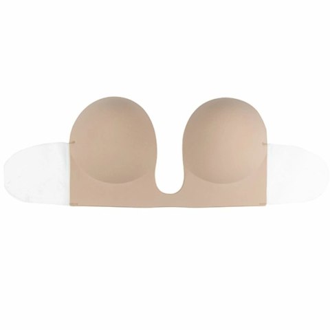 Biustonosz ze skrzydełkami - Bye Bra Seamless U-Style Bra Miseczka C Nude Biustonosz ze skrzydełkami - Bye Bra Seamless U-Style Bra Miseczka C Nude