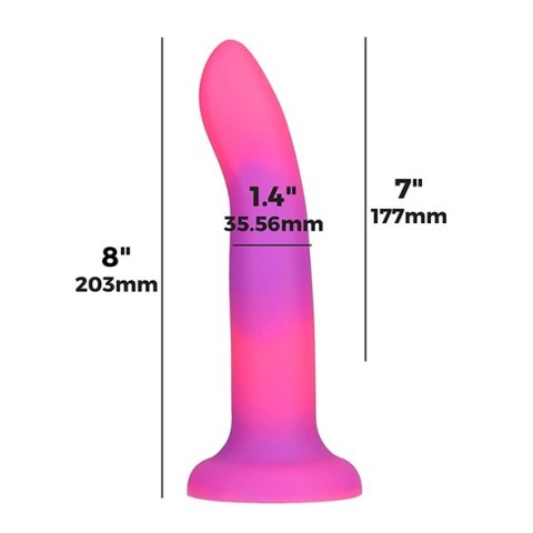 Dildo - Addiction Rave Dong Pink/Purple Dildo - Addiction Rave Dong Pink/Purple