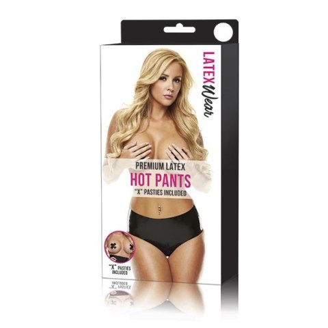 Figi - Latexwear Premium Latex Hot Pants Black S/M Figi - Latexwear Premium Latex Hot Pants Black S/M