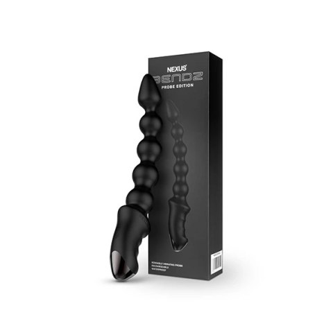 Koraliki analne wibrujące - Nexus Bendz Black Koraliki analne wibrujące - Nexus Bendz Black