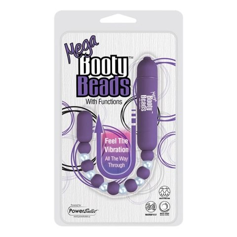 Koraliki analne wibrujące - PowerBullet Mega Booty Beads Violet Koraliki analne wibrujące - PowerBullet Mega Booty Beads Violet