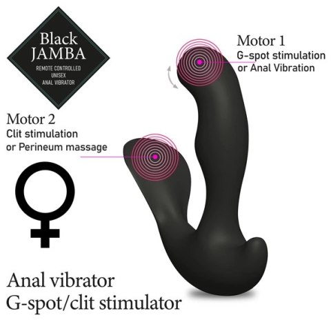 Masażer prostaty i punktu G - FeelzToys Black Jamba Masażer prostaty i punktu G - FeelzToys Black Jamba