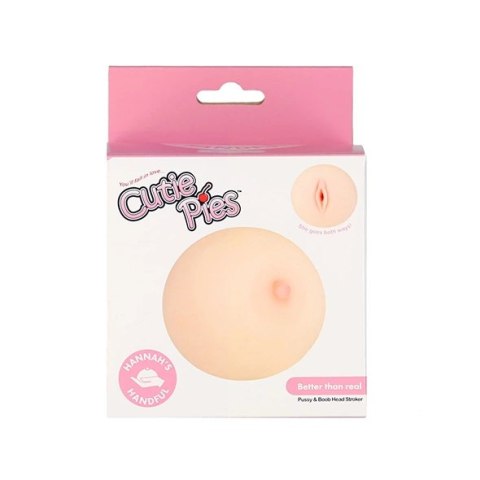 Masturbator - CutiePies Hannah's Handful Pussy & Boob Head Stroker Masturbator - CutiePies Hannah's Handful Pussy & Boob Head Stroker
