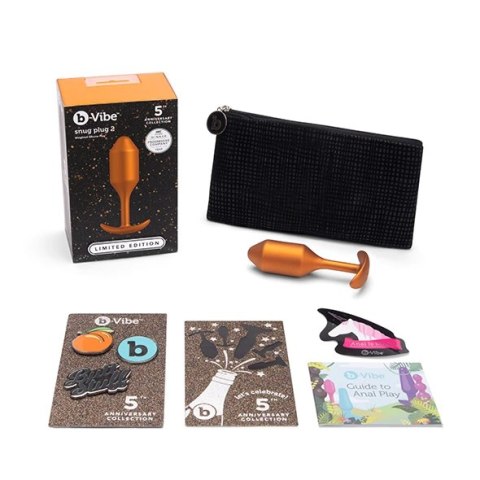 Plug analny - B-Vibe Snug Plug 2 Sunburst Plug analny - B-Vibe Snug Plug 2 Sunburst