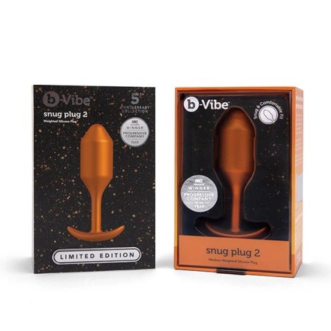 Plug analny - B-Vibe Snug Plug 2 Sunburst Plug analny - B-Vibe Snug Plug 2 Sunburst