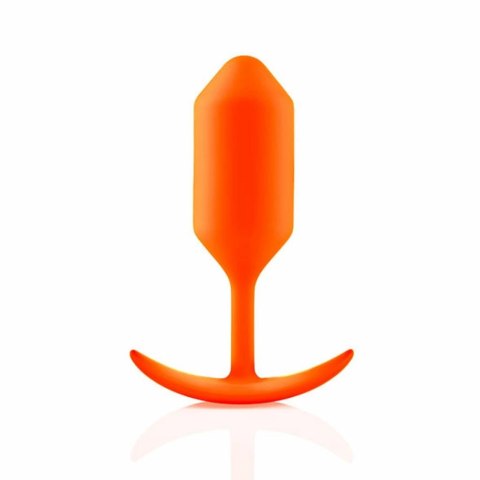 B-Vibe Snug Plug 3 Orange silikonowy z obciążeniem 180,7 g B-Vibe Snug Plug 3 Orange silikonowy z obciążeniem 180,7 g