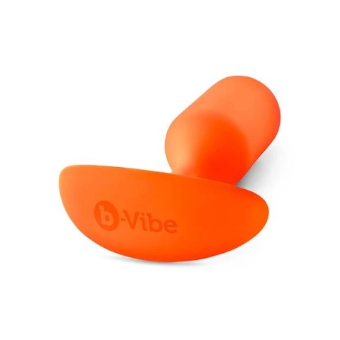 B-Vibe Snug Plug 3 Orange silikonowy z obciążeniem 180,7 g B-Vibe Snug Plug 3 Orange silikonowy z obciążeniem 180,7 g